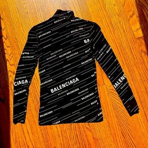 Balenciaga long sleeve top XS
